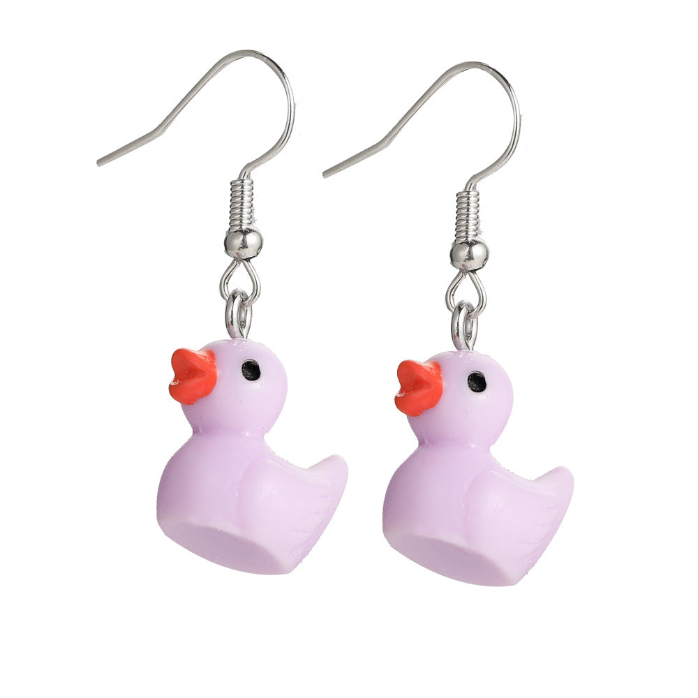 Fashion Duck No Inlaid Earrings