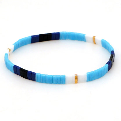 Fashion Tila Bead Woven Multi-layered Bracelet