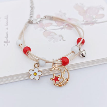 1 Piece Simple Style Star Ceramic Metal Plating Women's Bracelets