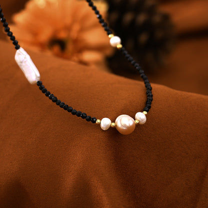 Simple Style Classic Style U Shape Freshwater Pearl Copper Beaded Women's Bracelets Necklace