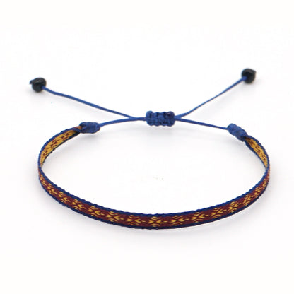 Wholesale Ethnic Style Plaid Adjustable Bracelet Gooddiy