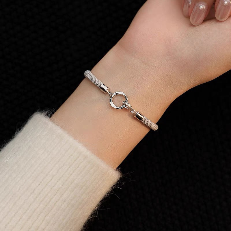 Casual Geometric Sterling Silver Plating Bracelets