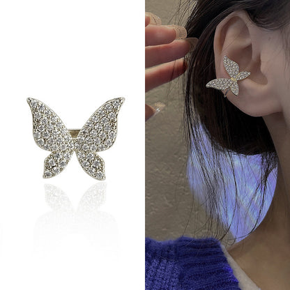 Fashion U Shape Copper Plating Zircon Women's Ear Studs 1 Piece