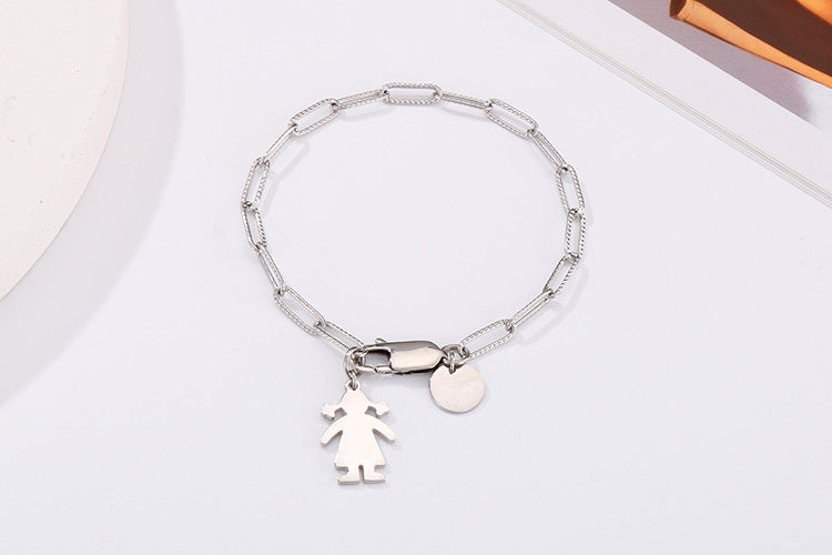 Women's Titanium Steel European And American Fashion Personality Bracelet