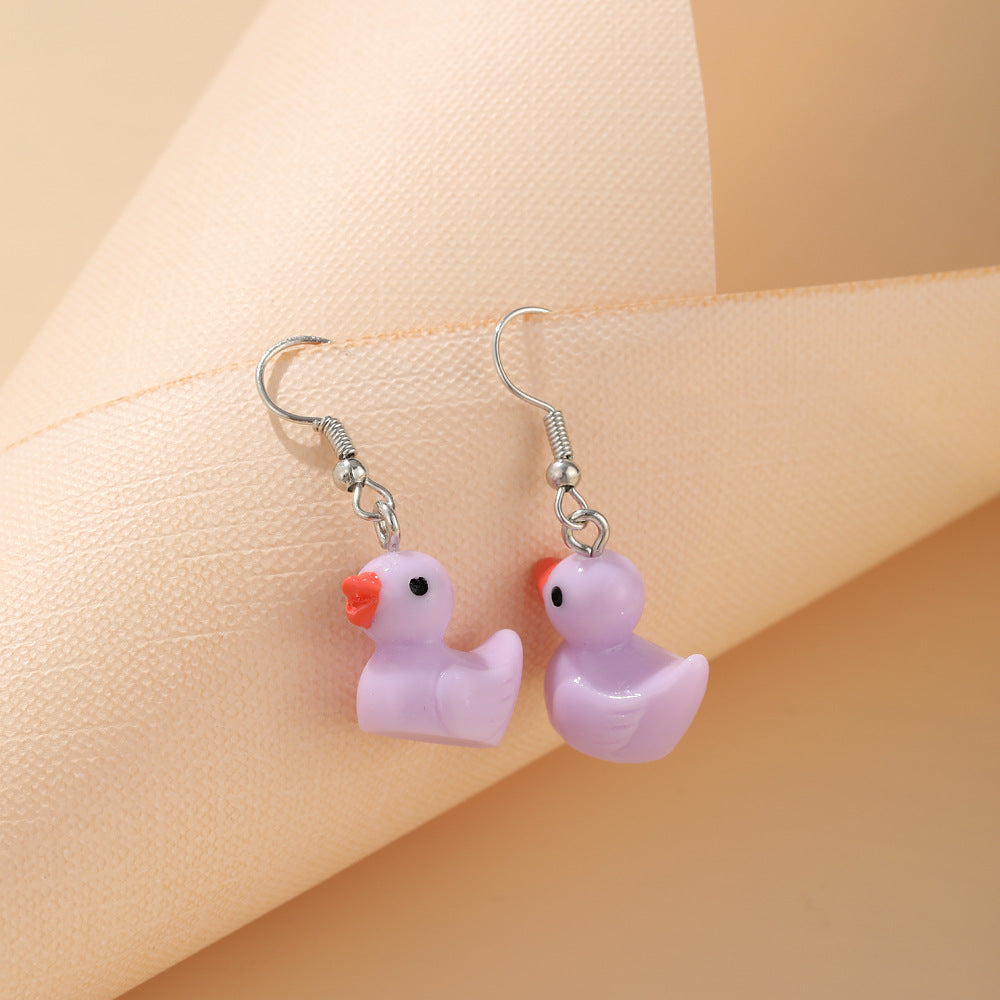 Fashion Duck No Inlaid Earrings