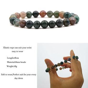 Fashion Round Agate Bracelets