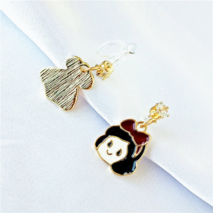 Cute Cartoon Alloy Earrings Stainless Steel Earrings