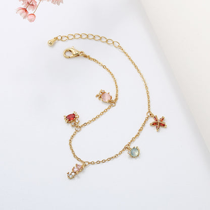 Simple Style Brass Pendant Necklace In Bulk