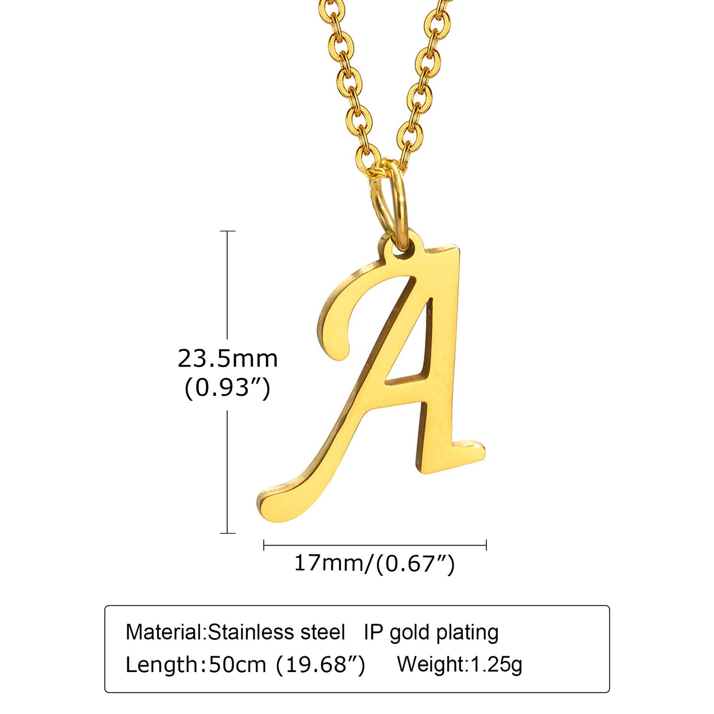Simple Style Letter Stainless Steel Plating Charms