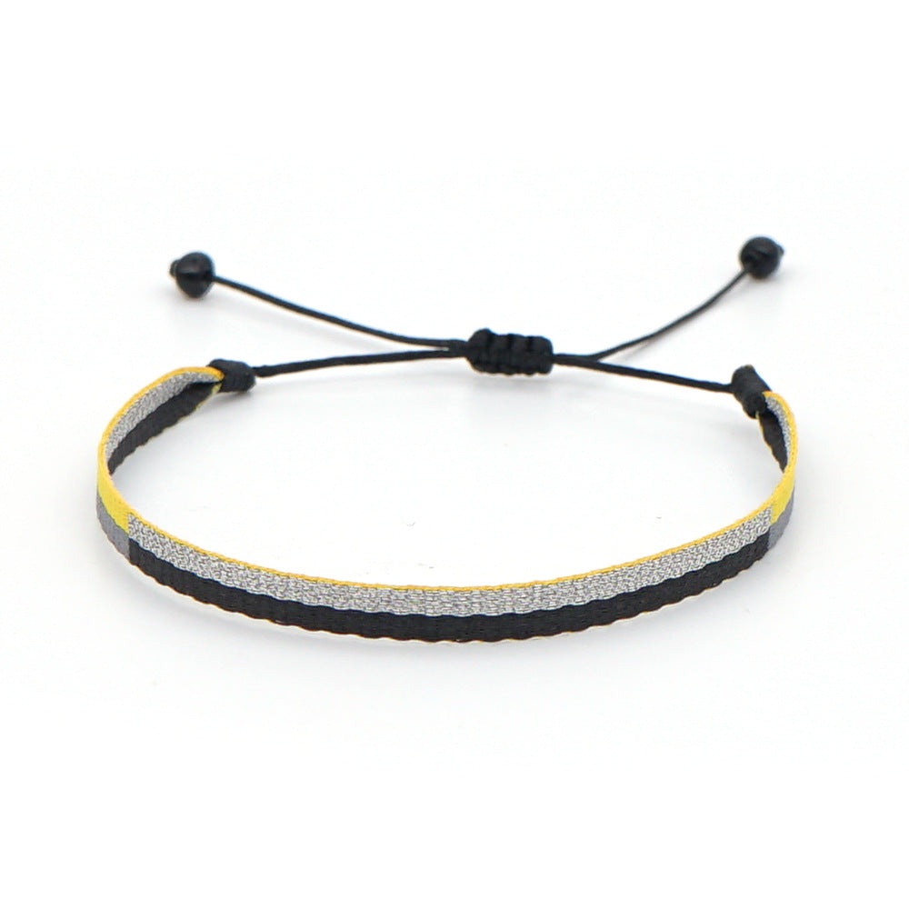 Wholesale Ethnic Style Plaid Adjustable Bracelet Gooddiy