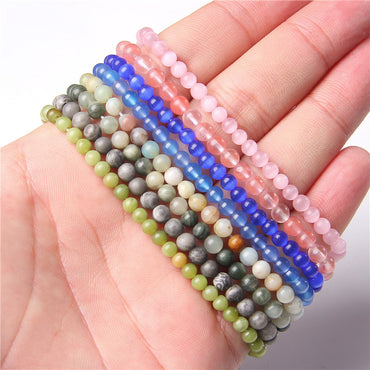 Fashion Round Natural Stone Beaded Bracelets