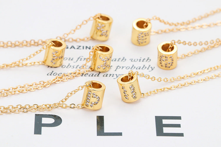 Fashion Constellation Copper Plating Zircon Pendant Necklace