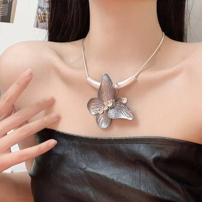 Simple Style Butterfly Alloy Wholesale Pendant Necklace