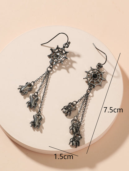 Fashion Spider Bat Alloy Plating Women's Drop Earrings 1 Pair