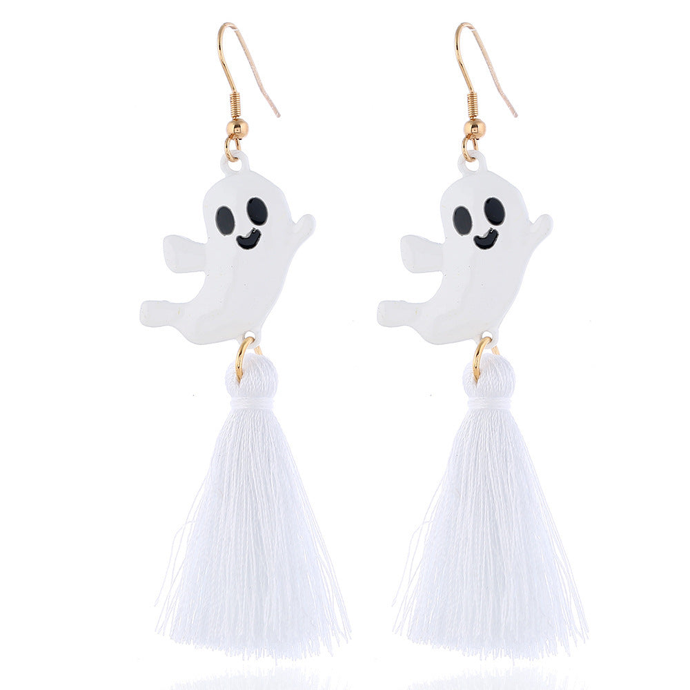 Fashion Skull Alloy Plating Women's Drop Earrings 1 Pair