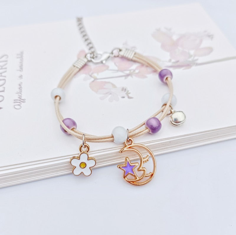 1 Piece Simple Style Star Ceramic Metal Plating Women's Bracelets