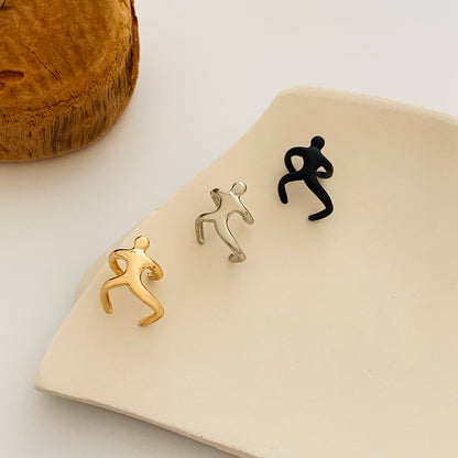 Wholesale Jewelry Simple Style Cartoon Character Alloy No Inlaid Earrings