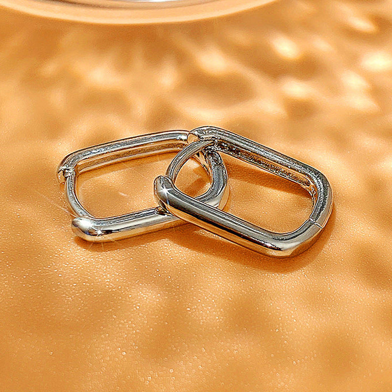 1 Pair IG Style Simple Style Geometric Plating Copper Earrings