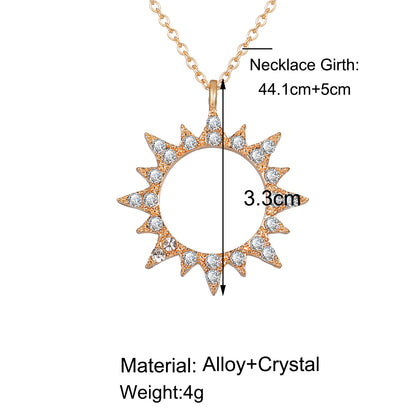 Fashion Geometric Alloy Diamond Women's