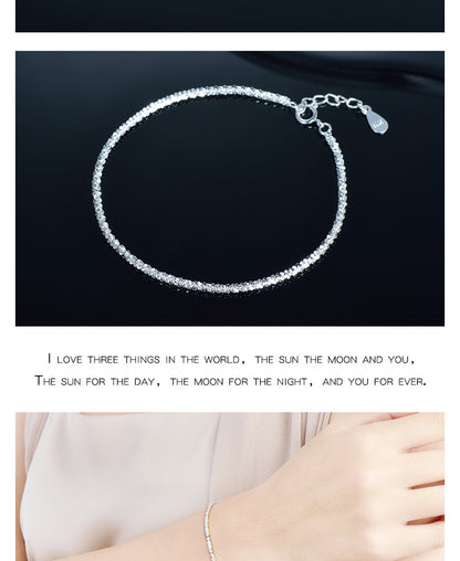 Simple Style Solid Color Silver Plating Bracelets 1 Piece