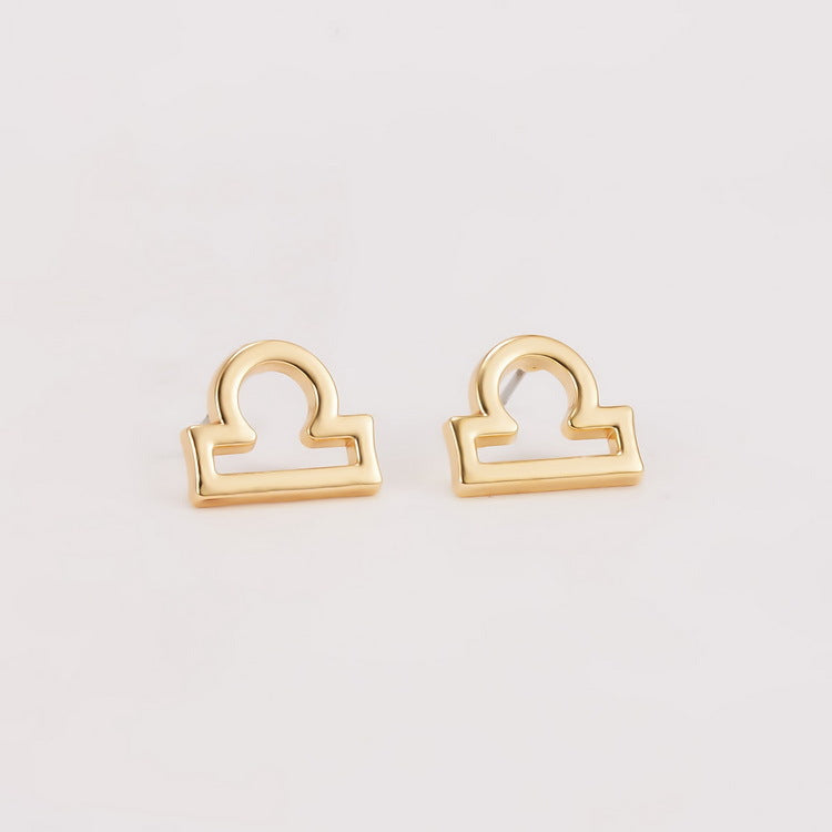 Wholesale Jewelry 1 Pair Fashion Constellation Alloy Ear Studs