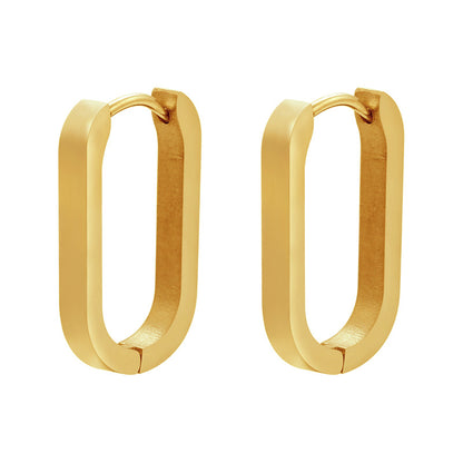 Fashion Geometric Gold Plated No Inlaid Gold Plated Earrings