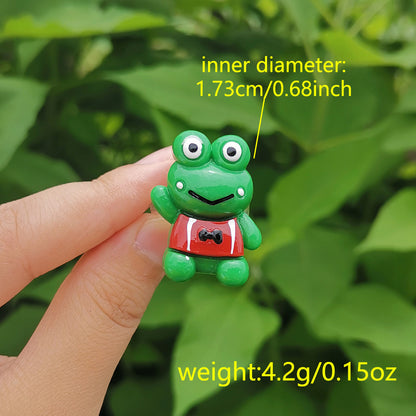 Wholesale Jewelry Cartoon Resin Frog Ring Gooddiy