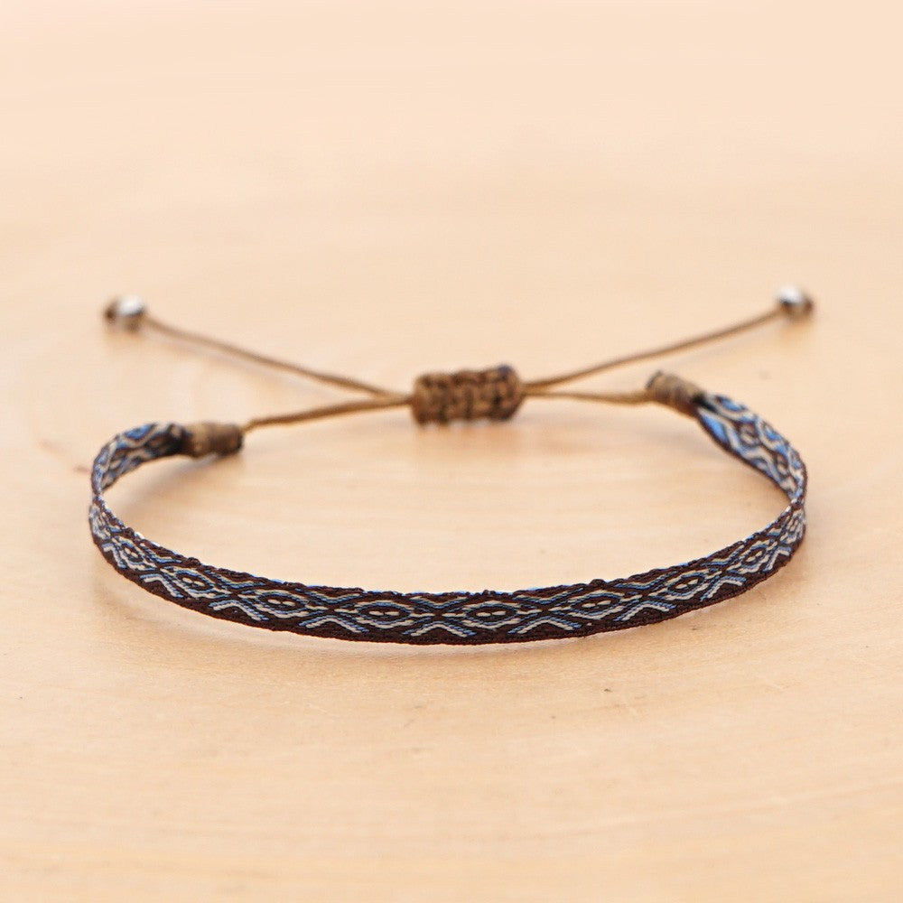 Wholesale Ethnic Style Plaid Adjustable Bracelet Gooddiy