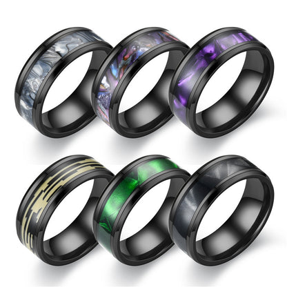 Fashion New Colorful Stainless Steel Ring Wholesale Gooddiy