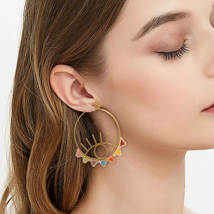 Bohemian Geometric Resin Women's Earrings 1 Pair