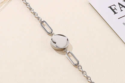 Creative Jewelry Simple Splicing Heart-shaped Bracelet Wholesale