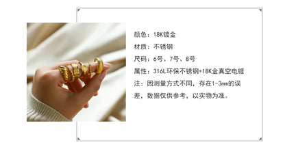 Fashion Stainless Steel Shell Gold Plated