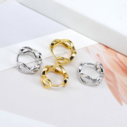 Geometric Fashion Earrings Women's Stud Metal Jewelry