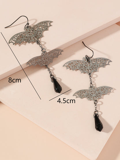 Fashion Spider Bat Alloy Plating Women's Drop Earrings 1 Pair