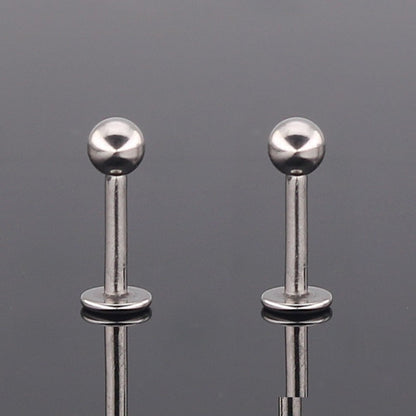 1 Piece Fashion Geometric Titanium Plating Lip Stud