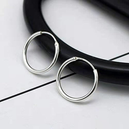 Fashion Simple Style Geometric Sterling Silver Earrings
