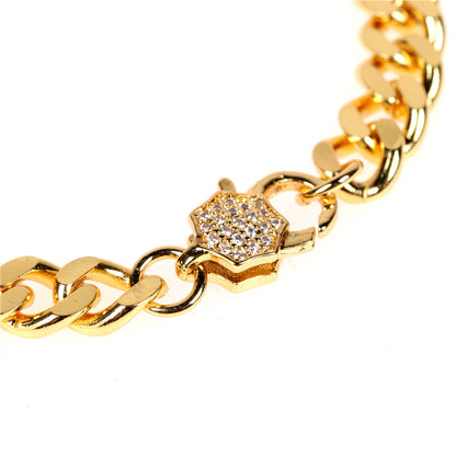 Copper Diamond Fashion Bracelet