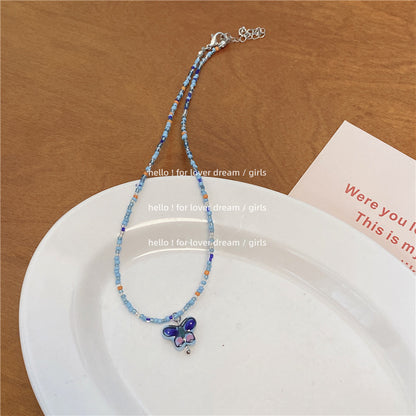 1 Piece Fashion Butterfly Beaded Beaded Women's Pendant Necklace