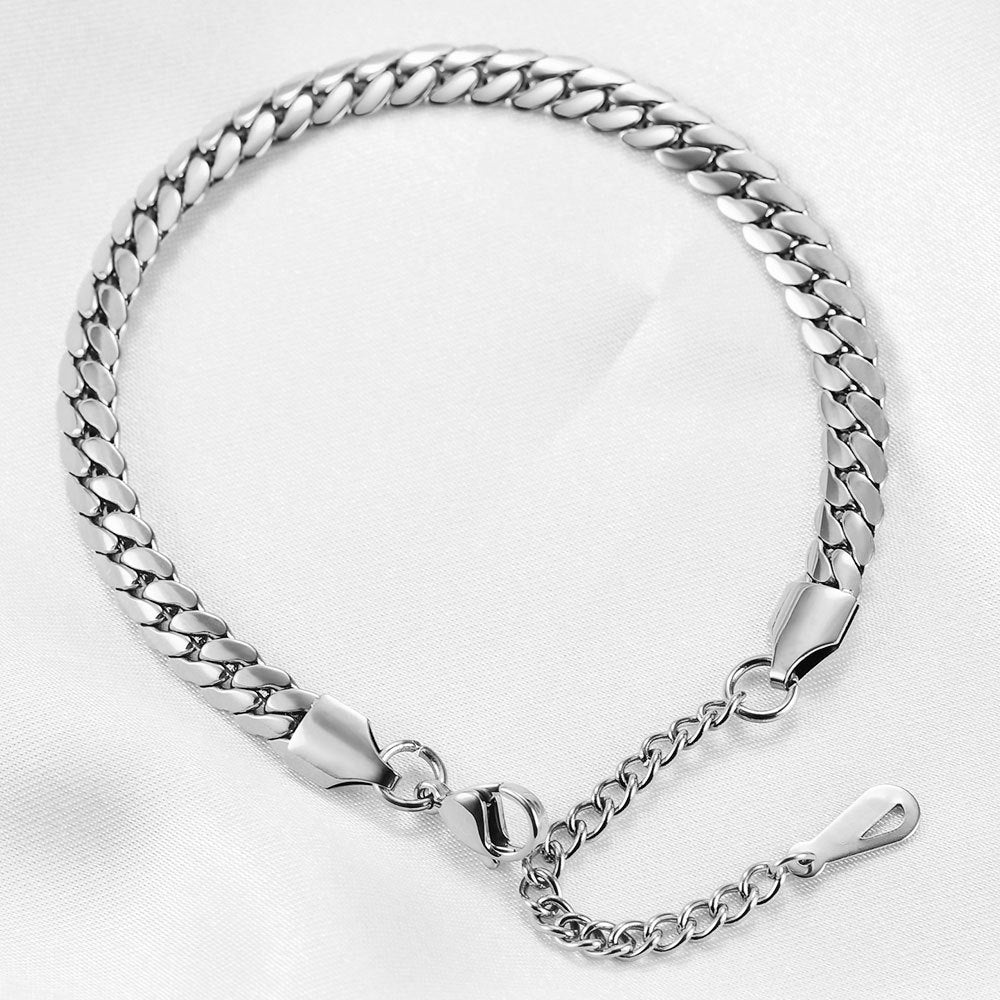 Fashion Solid Color Twist Titanium Steel Bracelets 1 Piece