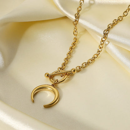 Simple Style Geometric Stainless Steel Plating Gold Plated Necklace