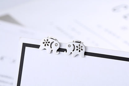 Fashion Stainless Steel Elephant Stud Earrings Wholesale Gooddiy