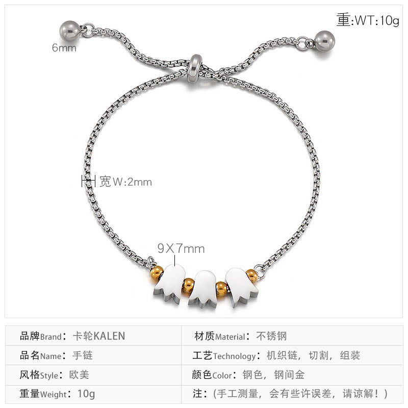 New Product Fashion Jewelry Stainless Steel Adjustable Bracelet Wholesale