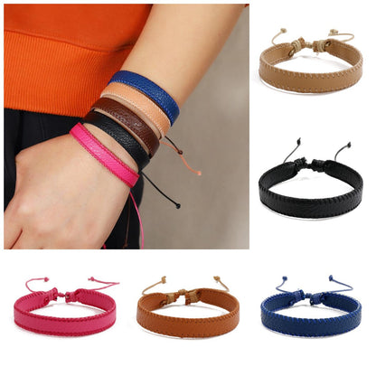 Ethnic Style Geometric Cloth Wholesale Drawstring Bracelets