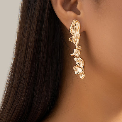 Elegant Glam Geometric Alloy Plating Women's Bracelets Earrings Necklace