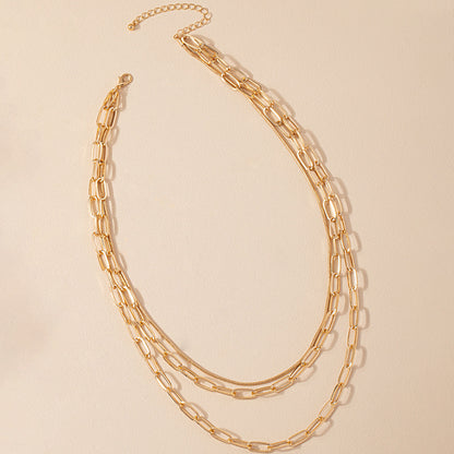 Geometric Alloy Iron Wholesale Necklace
