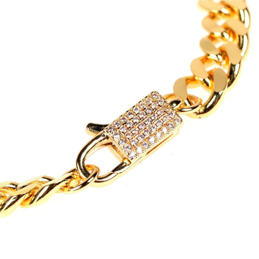 Copper Diamond Fashion Bracelet