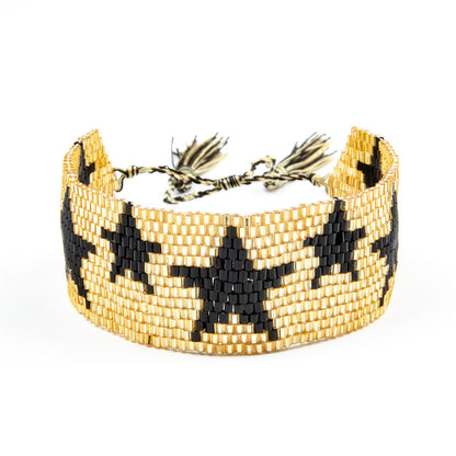 Five-pointed Star Miyuki Beads Bracelet