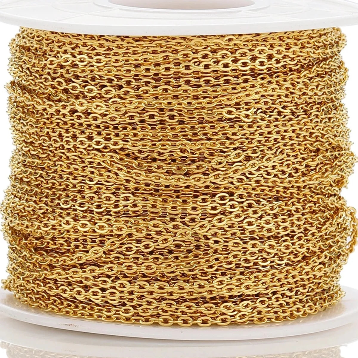 A Pack Of 2 M 2MM 3mm 4mm 304 Stainless Steel 18K Gold Plated Polished Jewelry Accessories