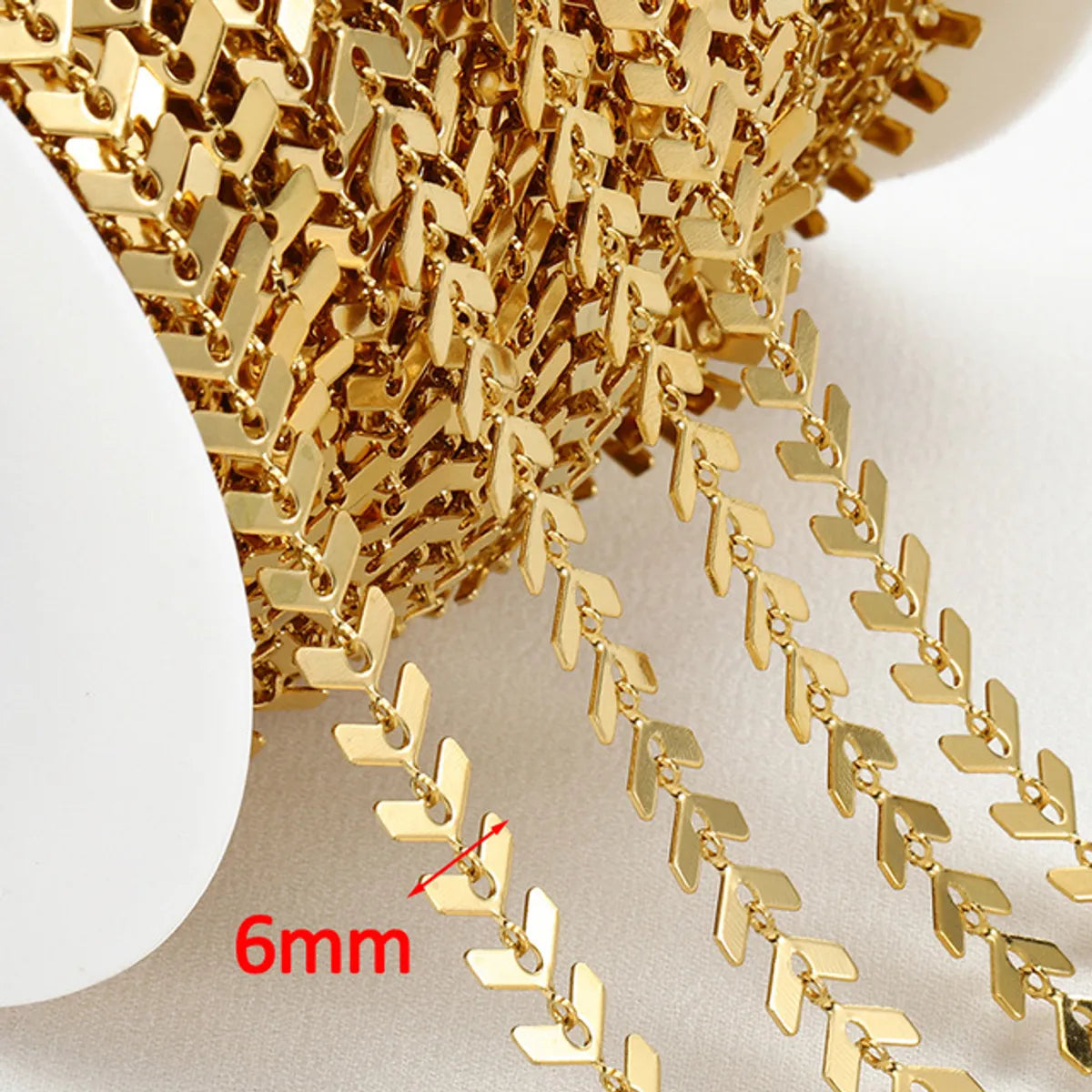 A Pack Of 2 M 2MM 3mm 4mm 304 Stainless Steel 18K Gold Plated Polished Jewelry Accessories