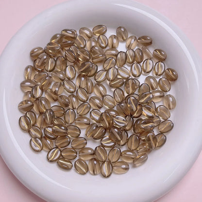 A Pack Of 30 Arylic Coffee Beans Beads